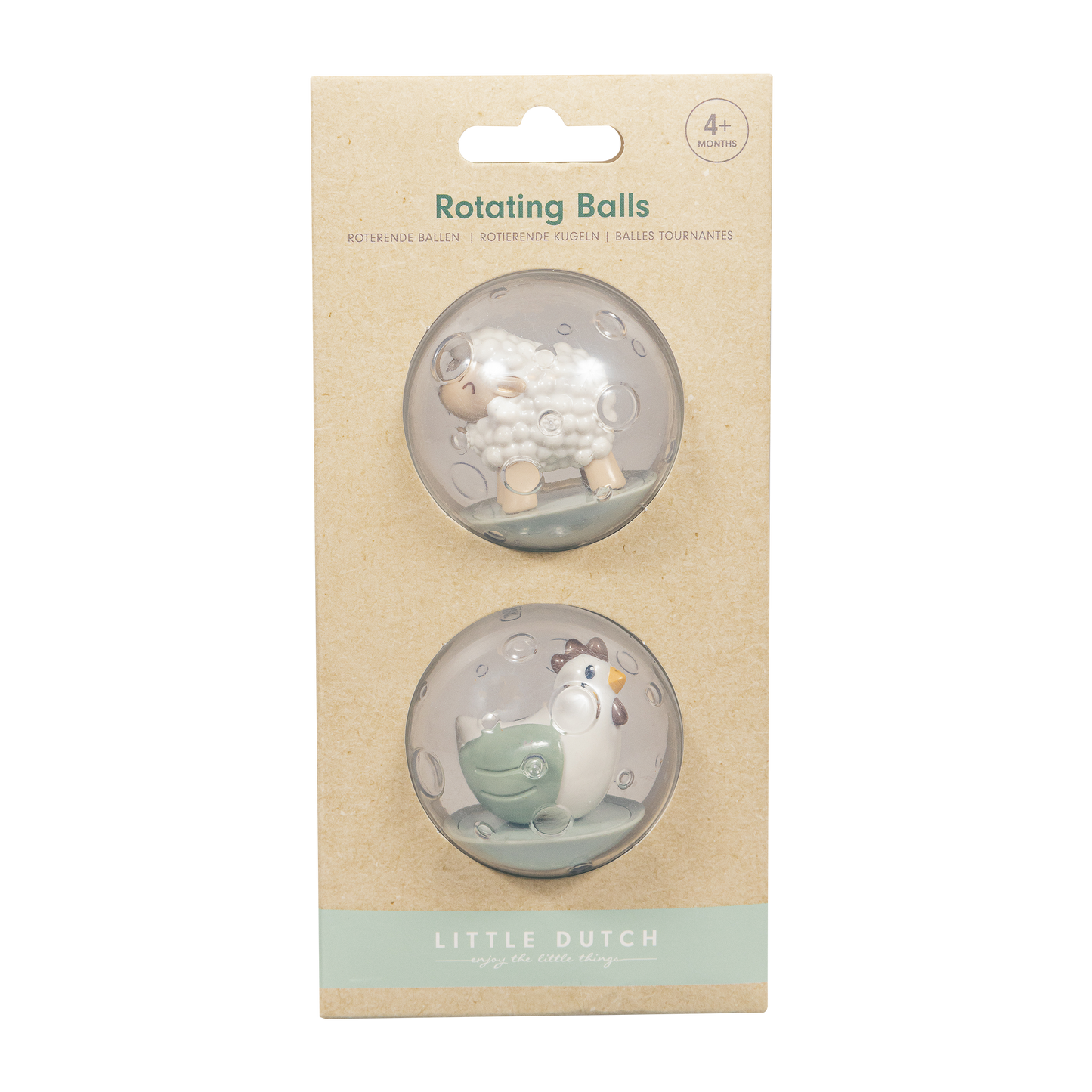 Сет Въртящи се Топки за Баня - Little Farm