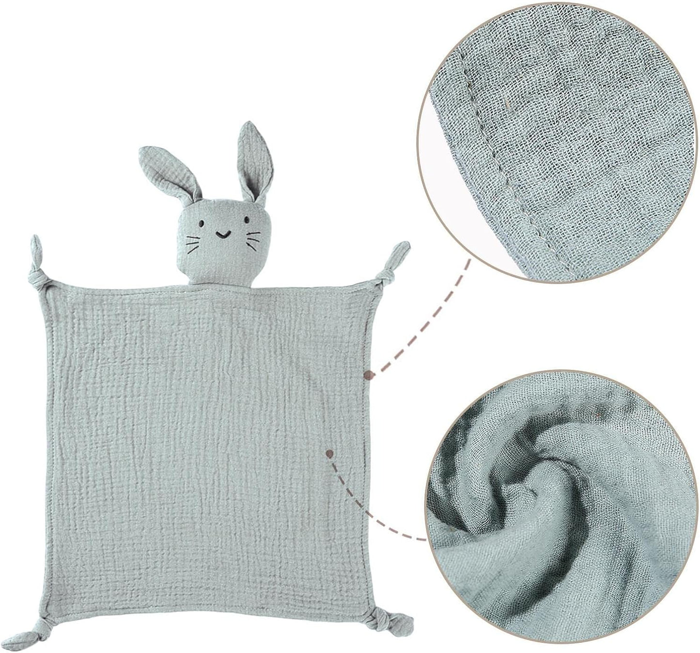 Комплект Муселинова Играчка Зайче