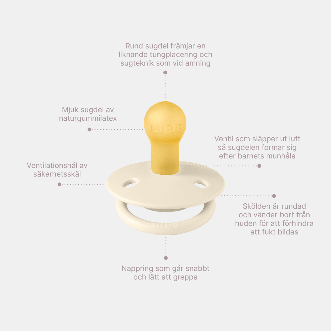 2 бр. Биберони BIBS, 0-6 месеца - Mini Me Shop