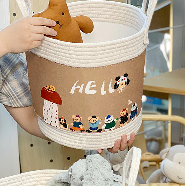 Кош за Детски Играчки с Анимационни Герои