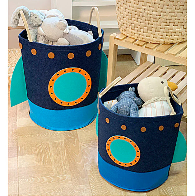 Кош за Детски Играчки - Космическа Ракета