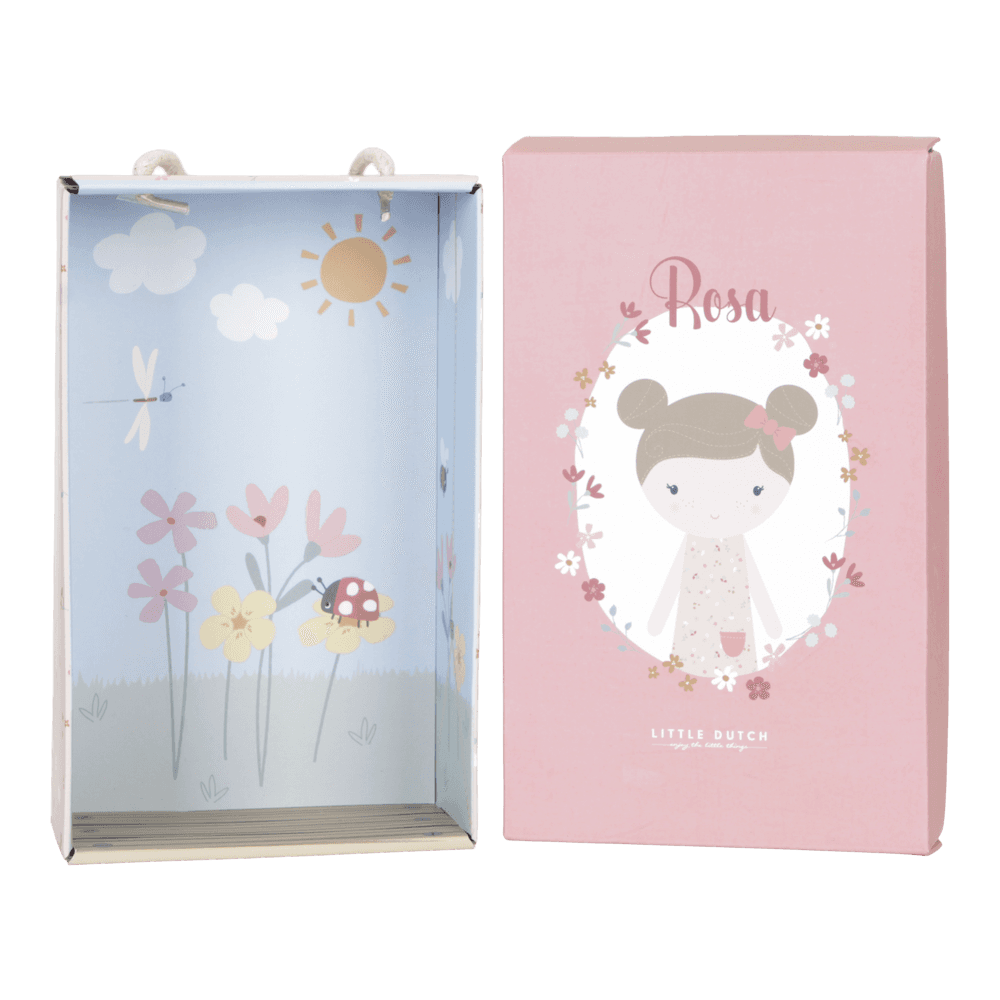Кукла Rosa Little Pink Flowers в Кутия 35 cm