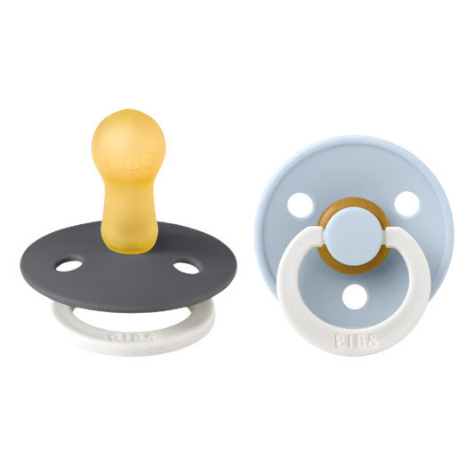 2 бр. Биберон BIBS Colour GLOW (6-18 Месеца)