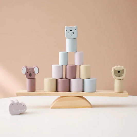 Дървен Комплект - Кули от Животни