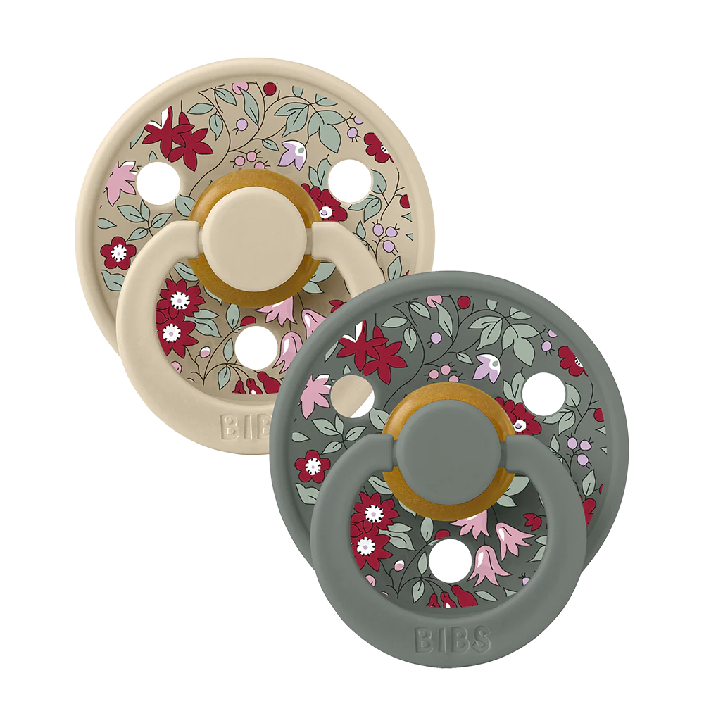 2 бр. Биберон BIBS x Liberty Colour (0-6 Месеца)