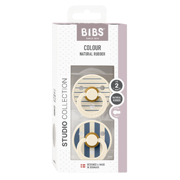 2 бр. Биберони BIBS STUDIO Colour (6-18 месеца)