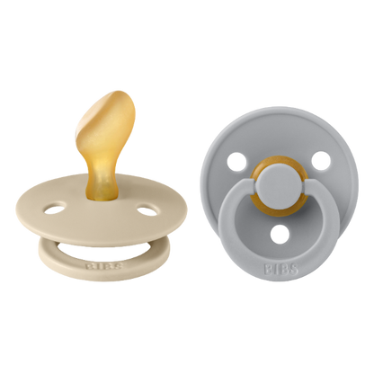 2 бр. Биберони BIBS Colour, Анатомични Зърно (6-18 месеца)