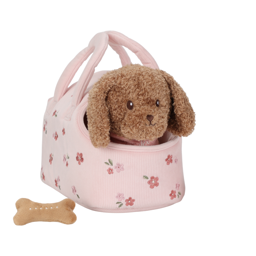 Плюшено куче Джаки в чантичка