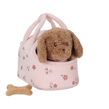 Плюшено куче Джаки в чантичка