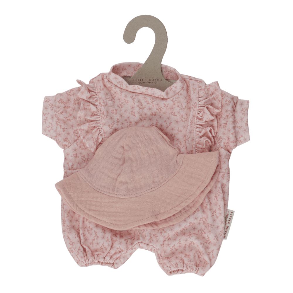 Комплект Дрешки за Кукла Бебе Pink Floral