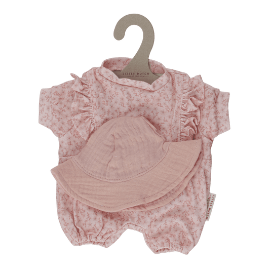 Комплект Дрешки за Кукла Бебе Pink Floral