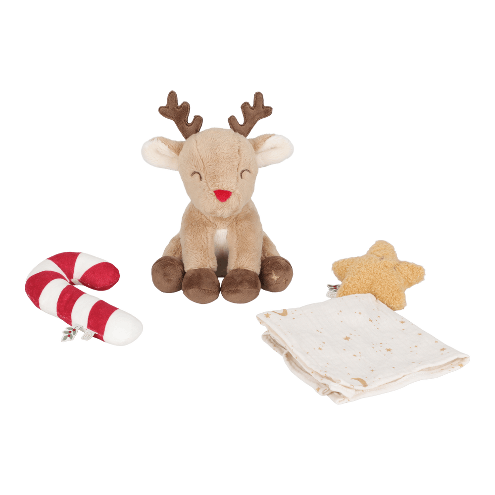 Коледна Подаръчна Кутия с Меки Играчки за Бебе