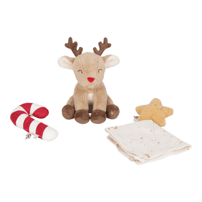 Коледна Подаръчна Кутия с Меки Играчки за Бебе