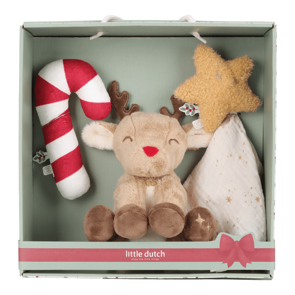 Коледна Подаръчна Кутия с Меки Играчки за Бебе