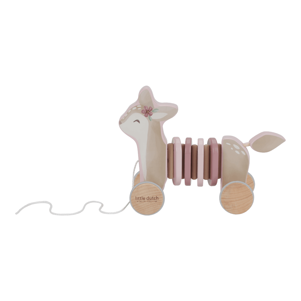 Дървена Играчка за Дърпане Сърничка Fairy Garden