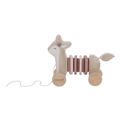 Дървена Играчка за Дърпане Сърничка Fairy Garden