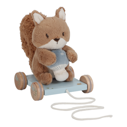 Мека Играчка за Дърпане Катеричка Forest Friends